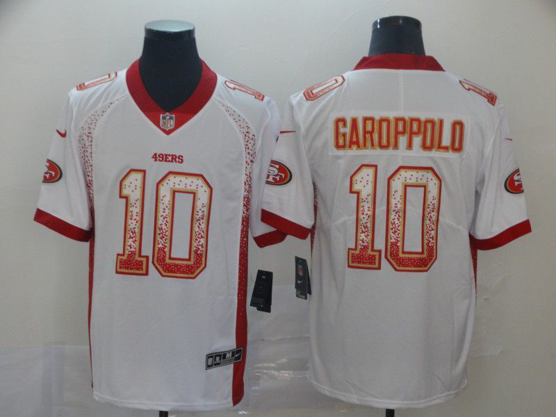 Men San Francisco 49ers #10 Garoppolo White Nike Drift Fashion Color Rush Limited Jersey->women nfl jersey->Women Jersey